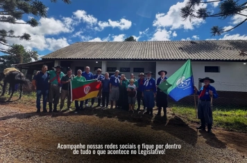 Câmara de Vereadores prestigia inauguração da sede do Grupo Cavalarianos Raízes da Figueira