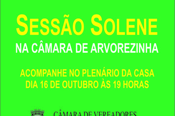 Sessão Solene em Homenagem ao Dia do Professor