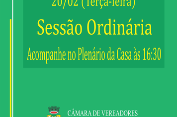 Sessão Ordinária 20-02-2018