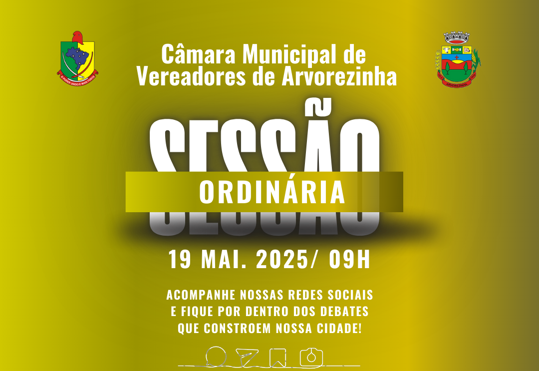 Câmara de Vereadores de Arvorezinha aprova projetos com foco em inclusão social e valorização da cultura local