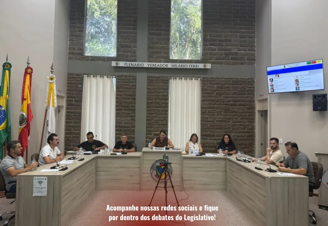 Câmara de Vereadores de Arvorezinha realiza Sessão Extraordinária na manhã desta segunda-feira (23)