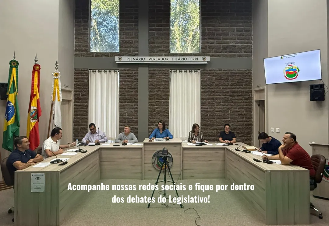 Câmara de Vereadores de Arvorezinha delibera matérias da pauta em Sessão Ordinária de 20 de abril