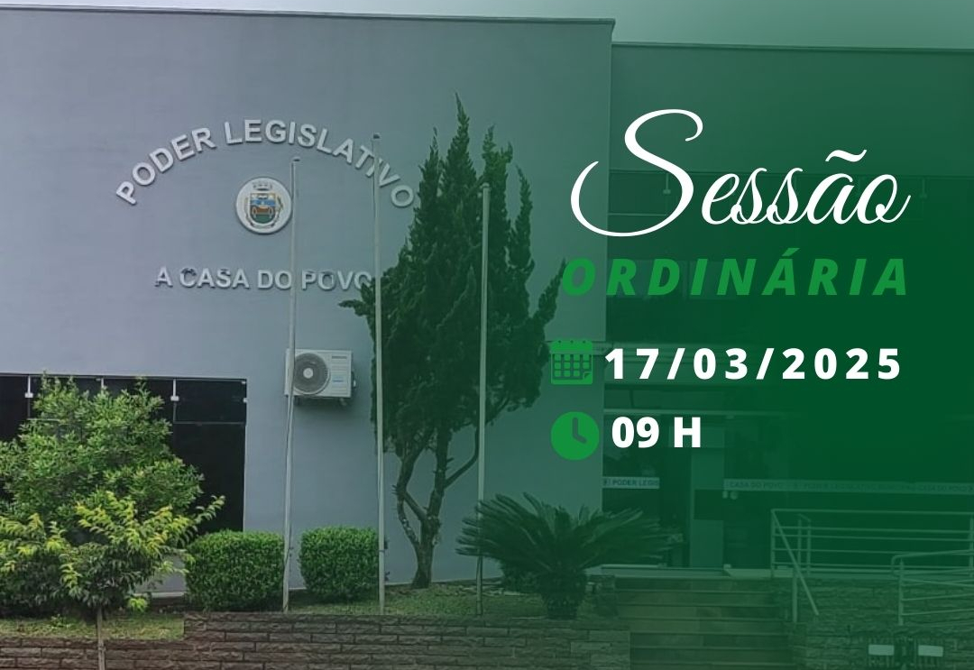 Sessão Ordinária da Câmara de Vereadores de Arvorezinha
