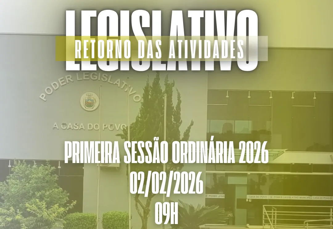 Câmara de Vereadores de Arvorezinha realiza a primeira Sessão Ordinária de 2026