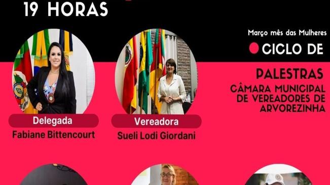 CÂMARA DE VEREADORES REALIZARÁ EVENTO ALUSIVO AO MÊS DAS MULHERES